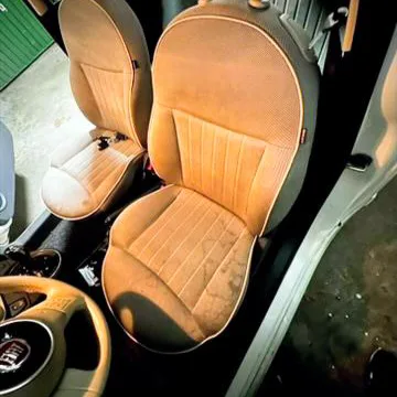 Après — Nettoyage de sièges automobile