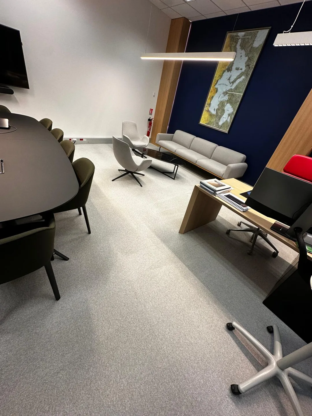 Entretien de moquettes de bureaux